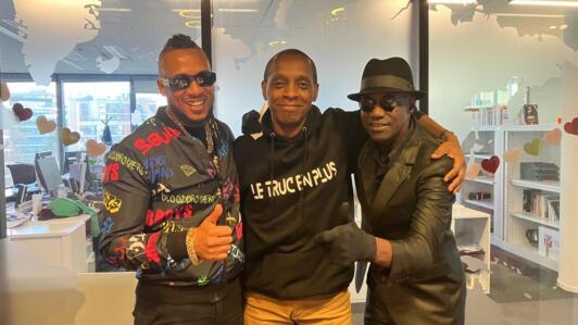 Mr Big Mo, Claudy Siar et Idrissa Diop.