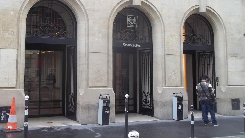 L'entrée de Sciences Po Paris.