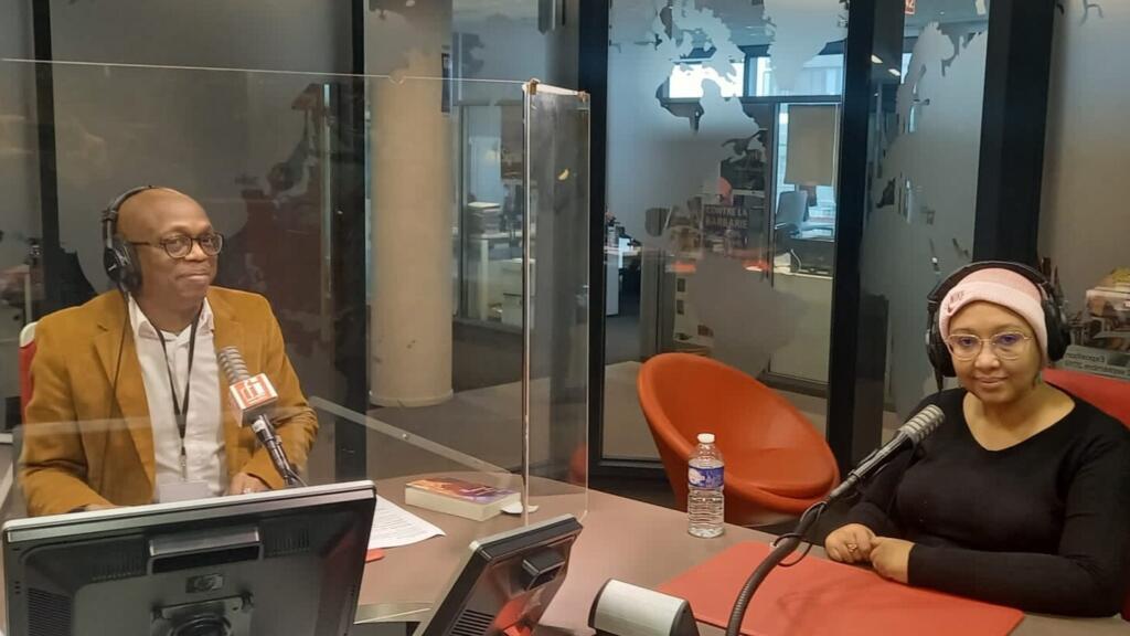 Éric Amiens et Djaïli Amadou Amal.