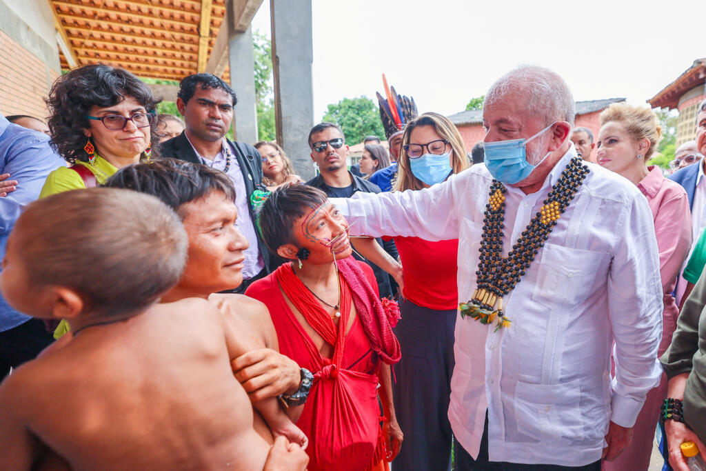 Visita de Lula à Casa de Saúde Indígena Yanomami em Boa Vista, Roraima, deu visibilidade à crise sanitária enfrentada nos últimos anos pelos indígenas. (21/01/2023)