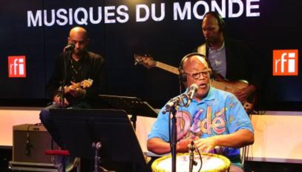 Dédé Saint-Prix, Alex Cabit et Rody Céréyon à RFI.