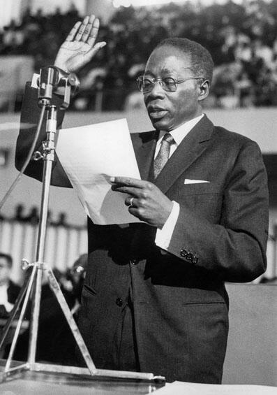 Léopold Sédar Senghor, à Dakar, en décembre 1963.