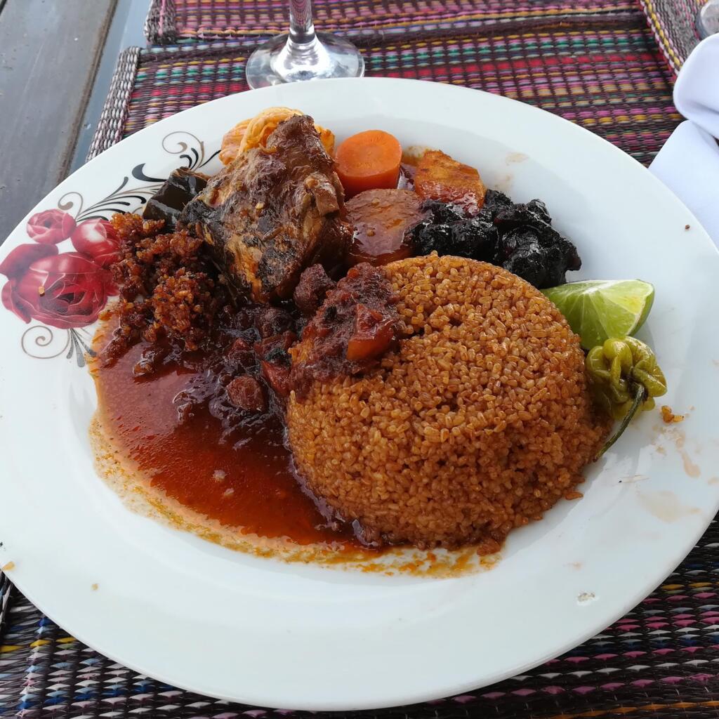 Thiébou dieune à Saint-Louis, au Sénégal.