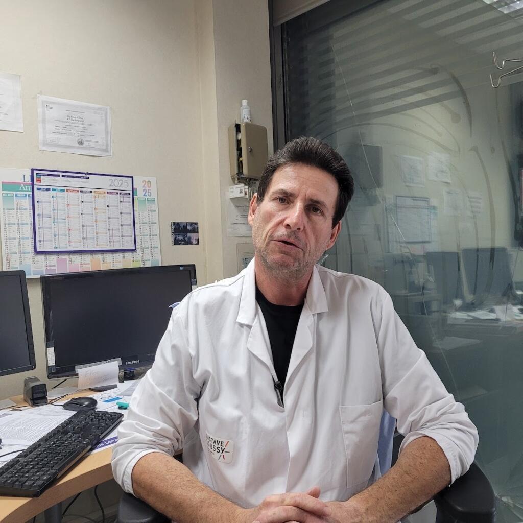 O responsável dos maqueiros do hospital francês Gustave Roussy, Jean Marie Nebbak.