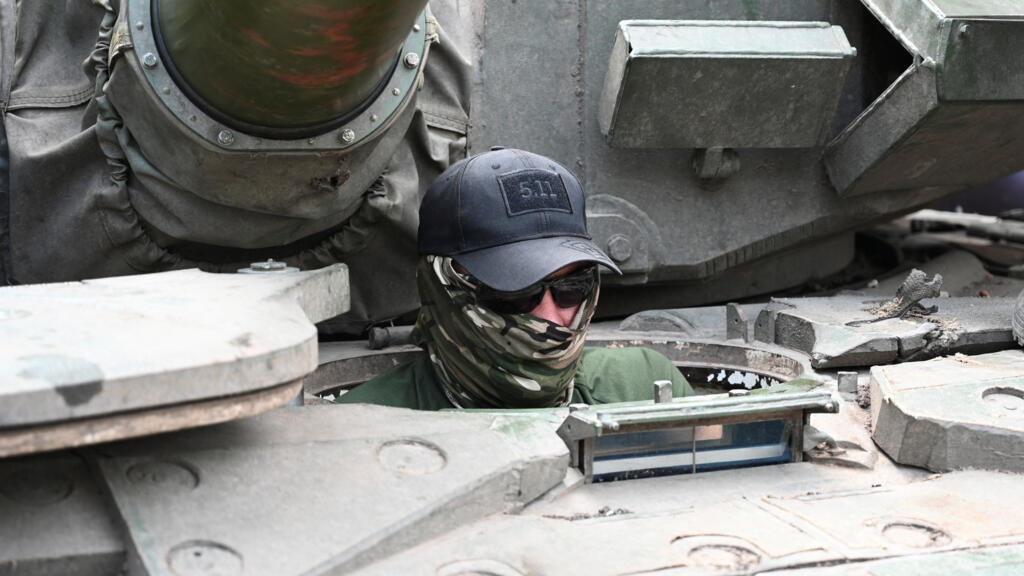 Un combattant du groupe mercenaire privé Wagner dans la ville de Rostov-sur-le-Don, dans le sud-ouest de la Russie, le 24 juin 2023 (photo d'illustration).