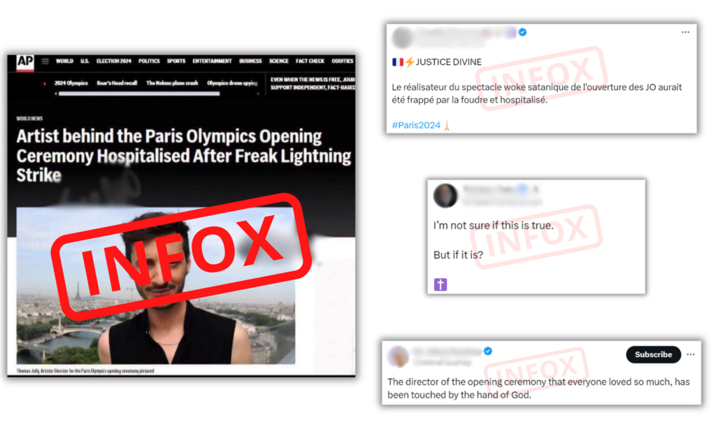 Cet article, partagé par des dizaines de comptes, n'a pas été produit par la rédaction d'Associated Press. Il s'agit d'un montage.