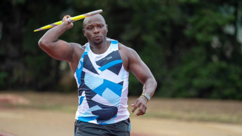 Julius Yego, bingwa wa dunia mwaka 2015, akiwa mazoezini huko Miramas, Ufaransa