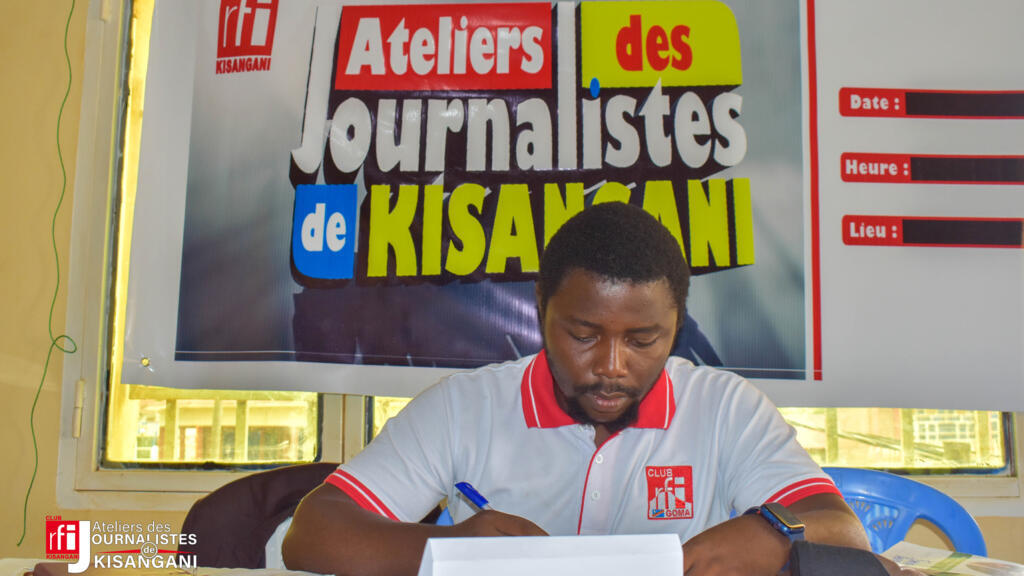 Gaston Mukendi, chargé de communication et de l’administration du Club RFI Kisangani.