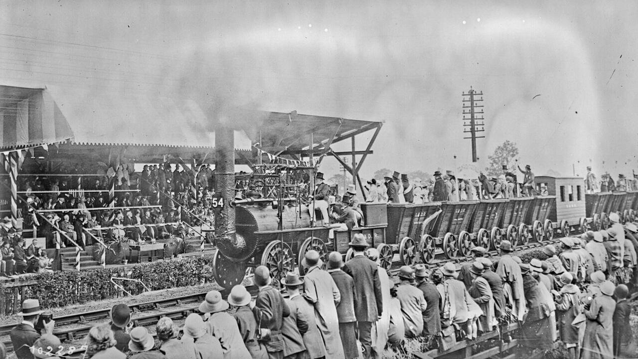 27 septembre 1825: un premier train de voyageurs s'ébranle en Angleterre