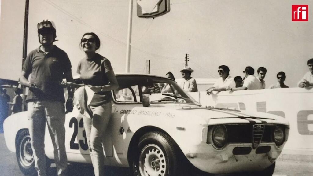 Lulla Gancia uma das pioneiras do automobilismo feminino no Brasil.
