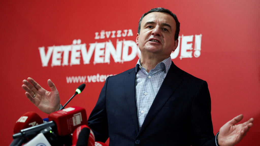 Kosovo: le parti du Premier ministre sortant Albin Kurti en tête des législatives anticipées