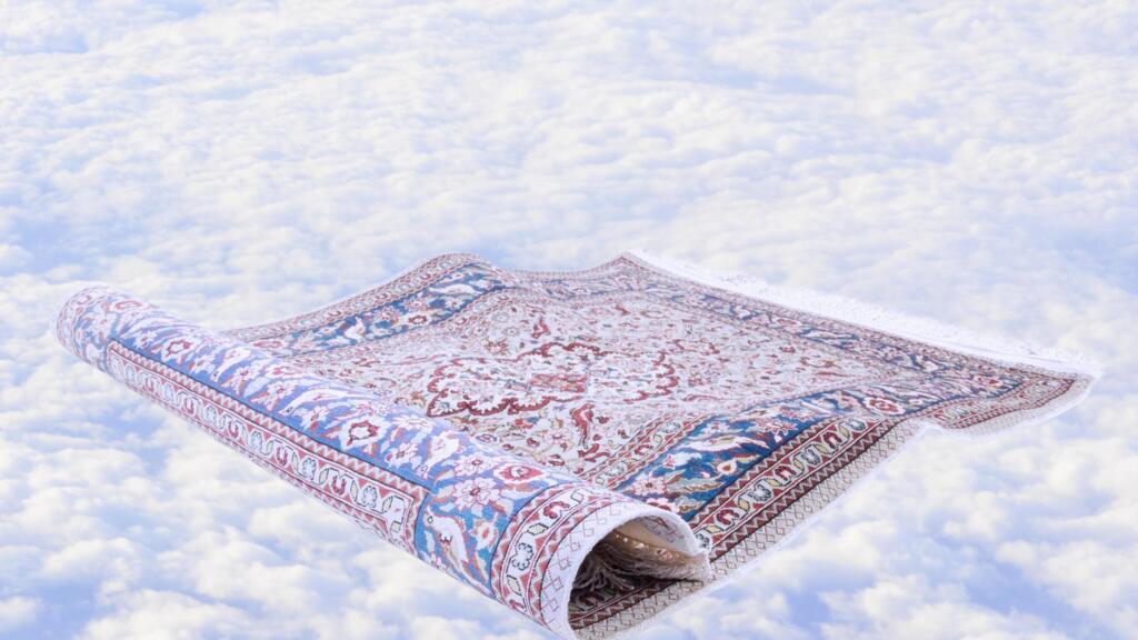 Les tapis volants peuvent transporter vers des rêves bleus...