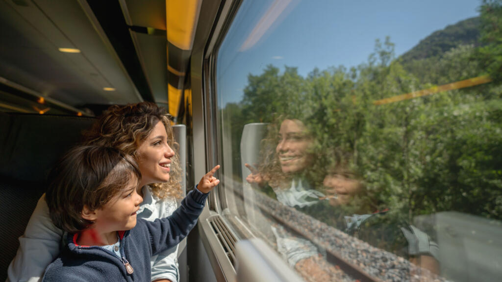 Voyage en train.