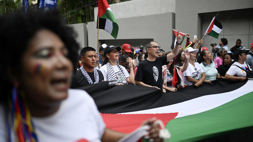 Venezuela: rassemblement pour la liberté des peuples palestinien et vénézuélien