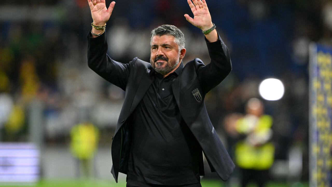 Football: Gattuso a «le coeur brisé» par Gaza mais exclut un forfait de l'Italie face à Israël