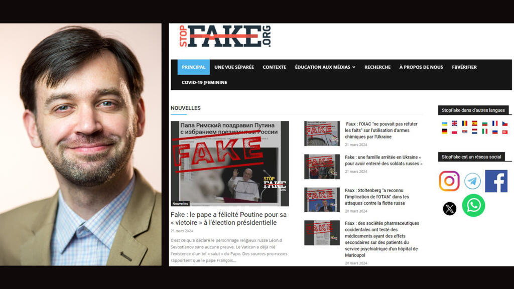 Yevhen Fedchenko, rédacteur en chef du site ukrainien de démystification de la propagande russe Stop Fake.