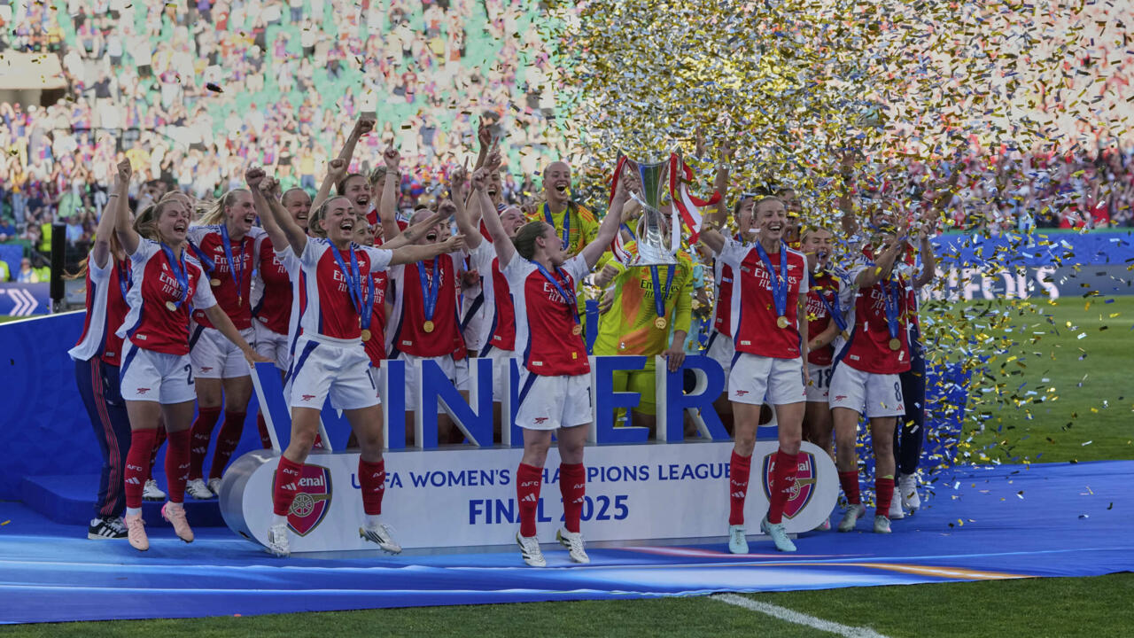 Arsenal conquista a Champions League Feminina com vitória sobre o Barcelona