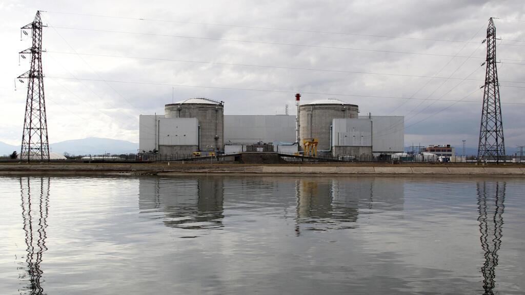 La centrale nucléaire de Fessenheim située en Alsace, dans l'est de la France.