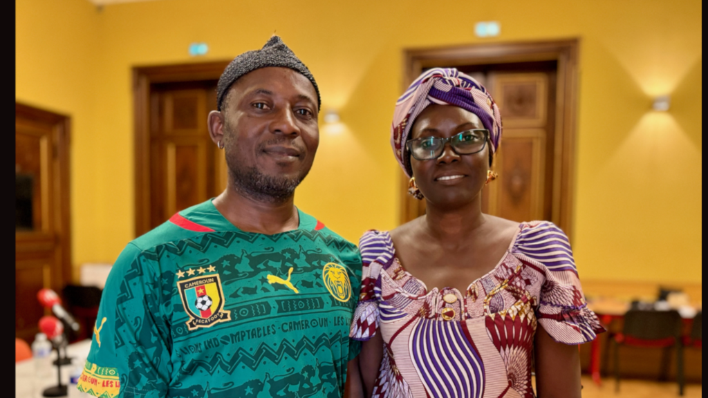 Éric Delphin Kwégoué et Nadale Fidine. 
