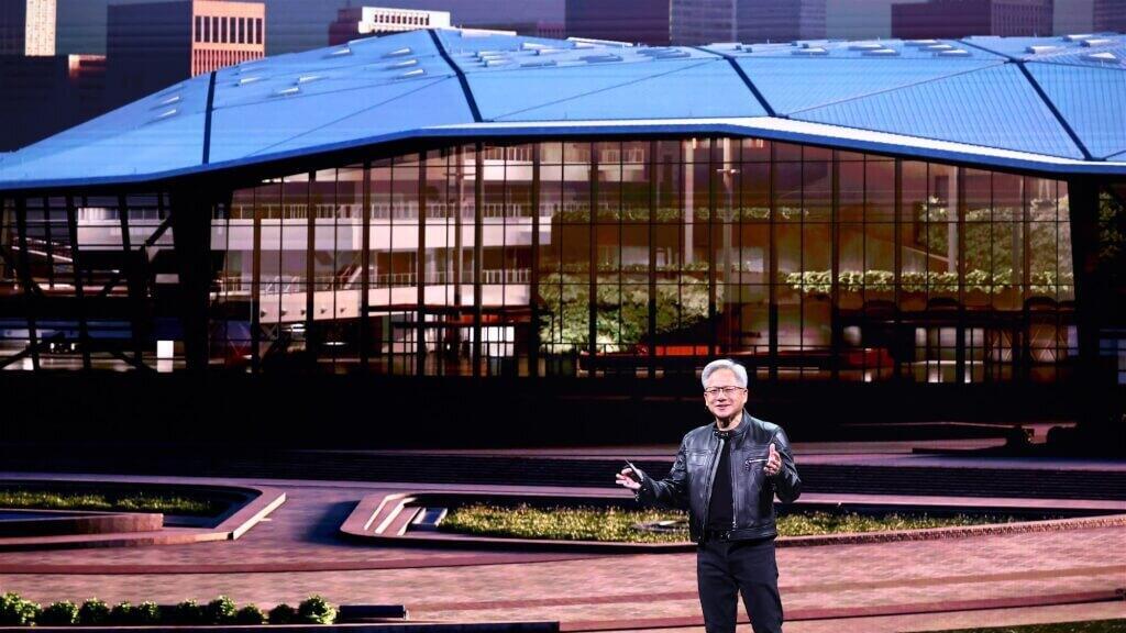 輝達台灣新家選在北士科啦！黃仁勳說，要跟台積電、鴻海還有國科會一起蓋AI超級電腦。