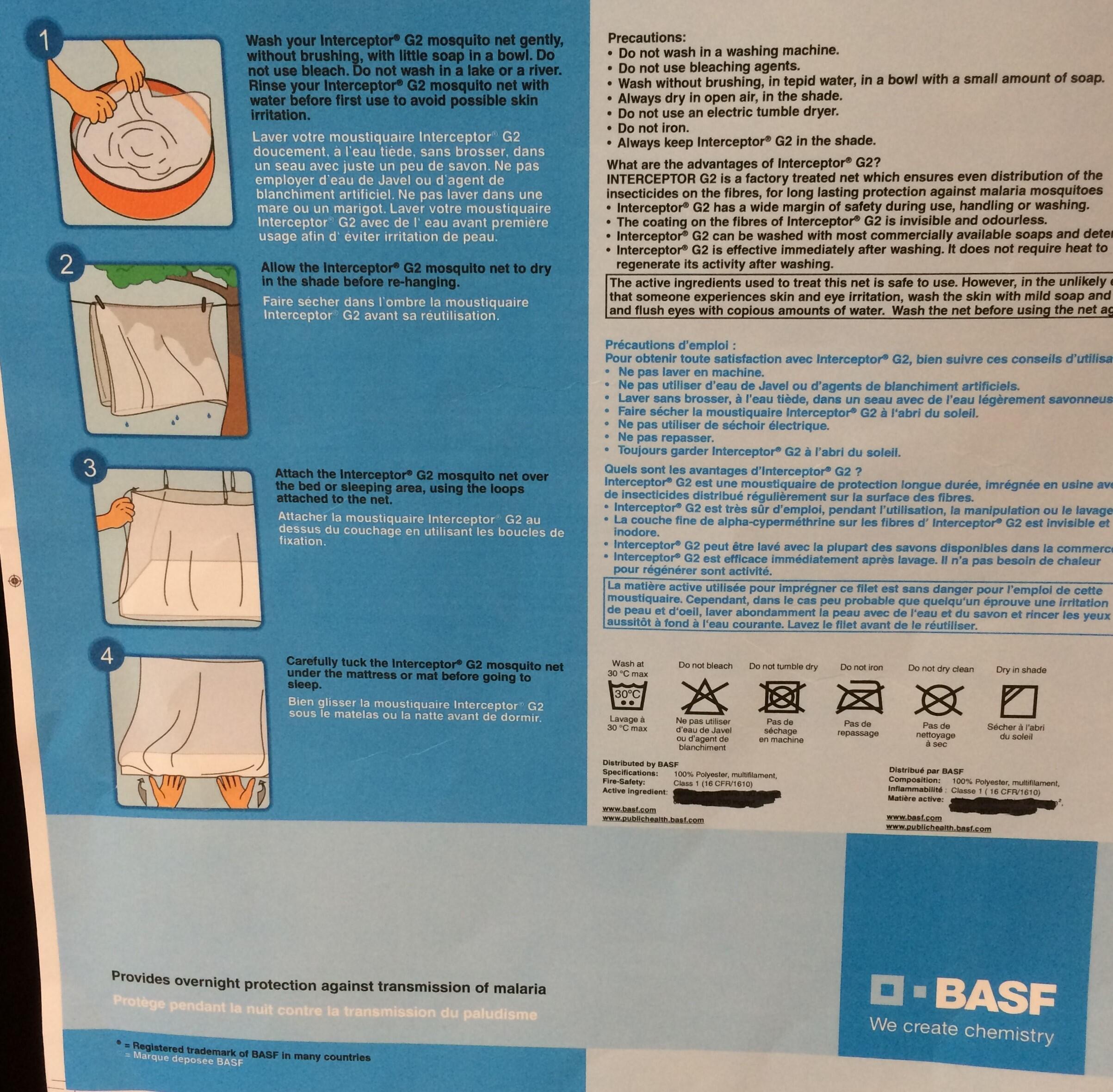 Tackling malaria through a twobarrel approach of mosquito nets