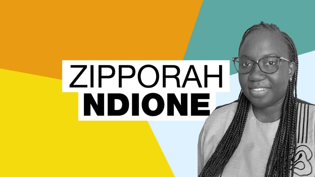 Zipporah Ndione, est juriste et présidente du Réseau Ouest Africain des Jeunes femmes Leaders du Sénégal