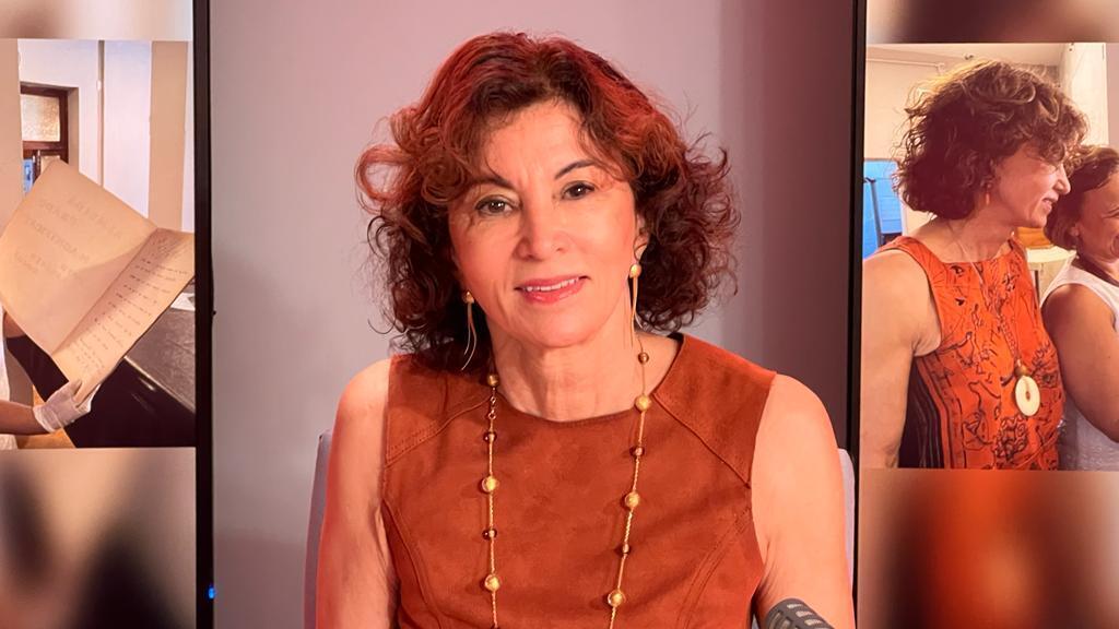 A cravista Rosana Lanzelotte, fundadora do portal Musica Brasilis.