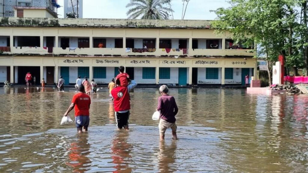 Les inondations record au Bangladesh ont fait des ravages. Environ 7,2 millions de personnes ont été touchées et ont désespérément besoin d'abris et de matériel de secours d'urgence dans la région nord-est du pays. Dhaka au Bangladesh, le 28 juin 2022. (Image d'illustration).
