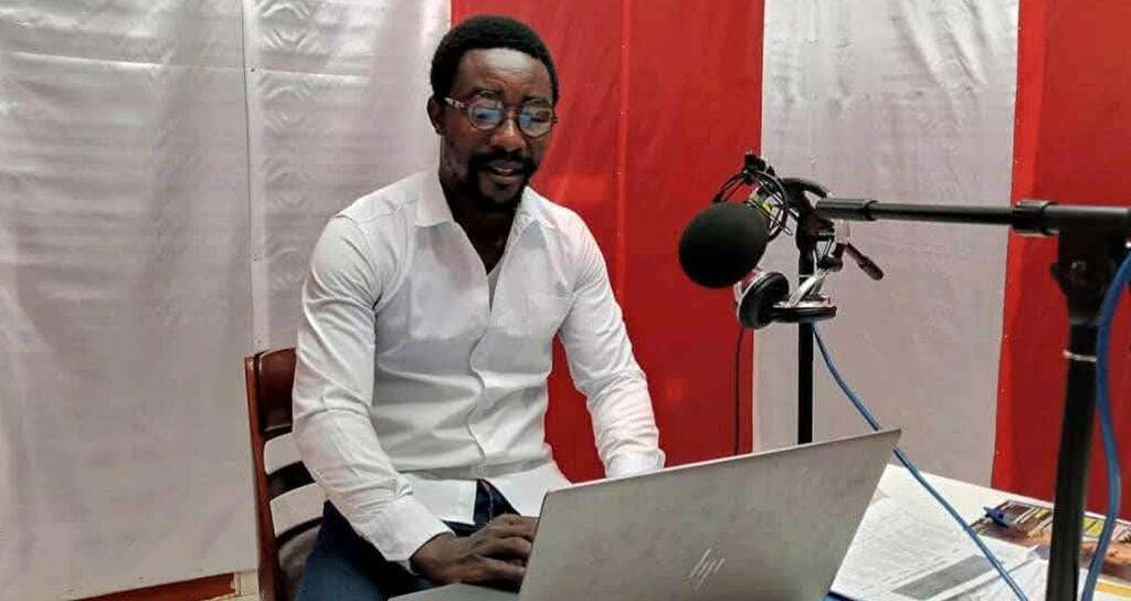 Le président du Club RFI d'Idjwi Hobereau Kitumaini.