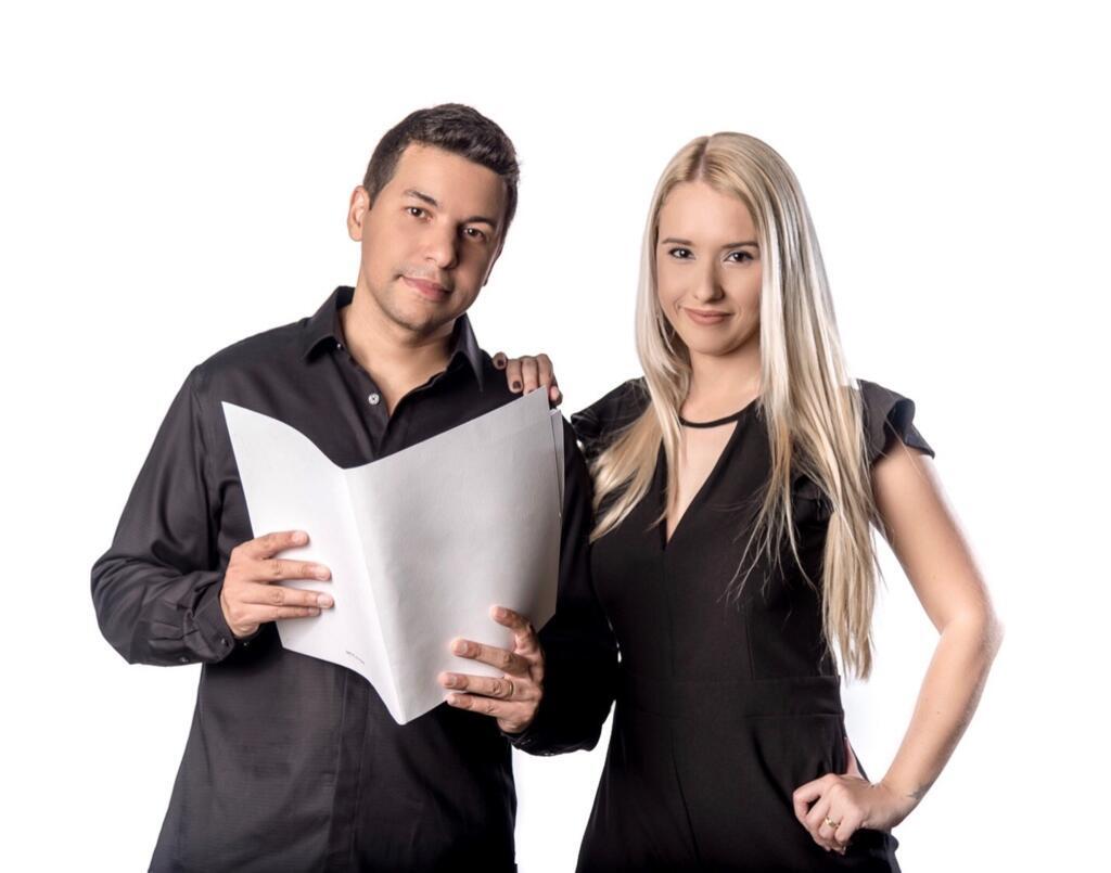 Carolina Munhóz e Raphael Draccon