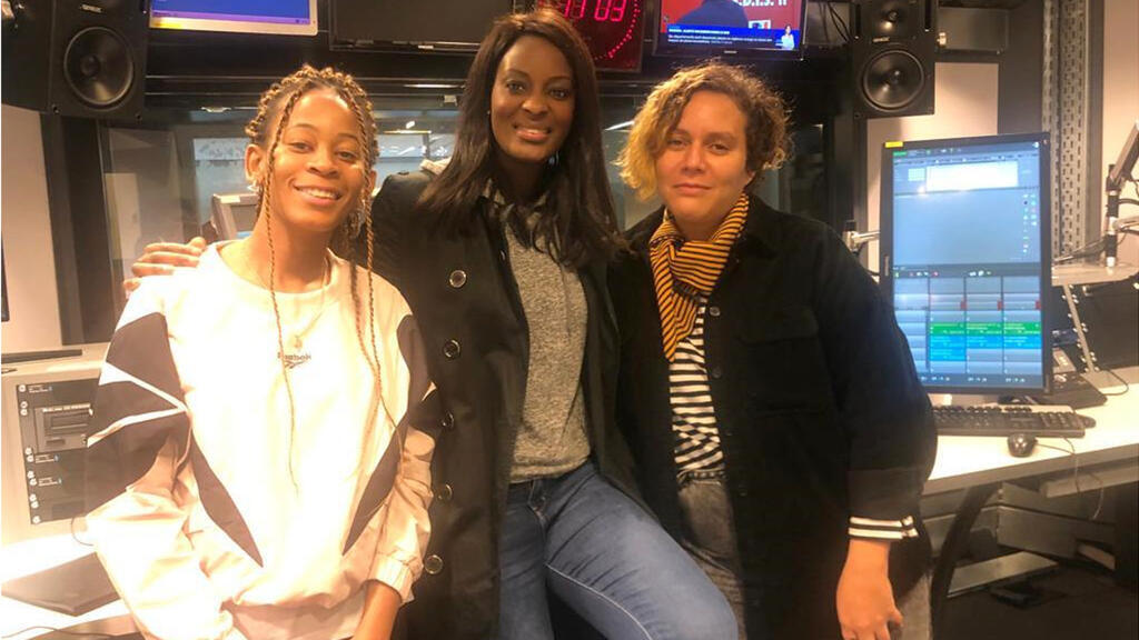 Vicky R, rappeuse ; Diara Ndiaye ; Narjes Bahhar, journaliste chez Mouv.