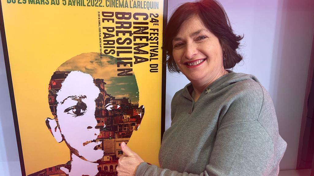 Katia Adler, diretora do Festival do Cinema Brasileiro de Paris, que chega a sua 24ª edição este ano.