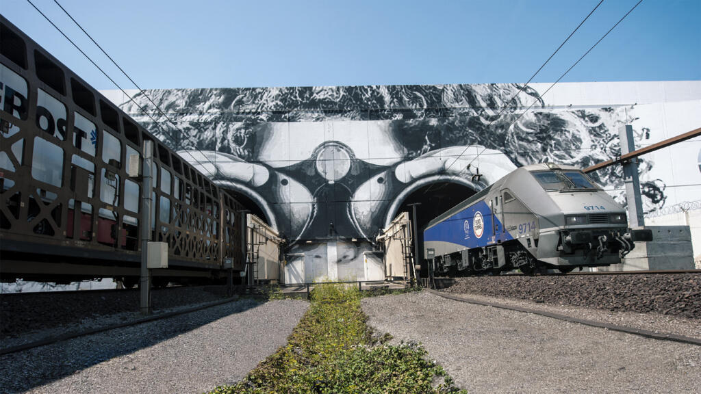Le tunnel sous la Manche, Calais/Coquelles, France.