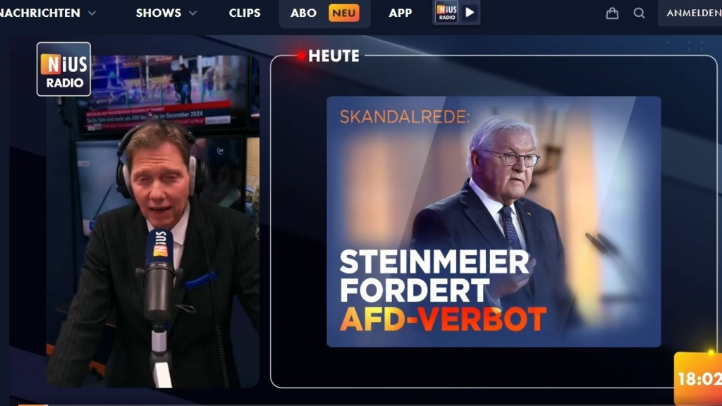 Preşedintele Germaniei cere, indirect, scoaterea în afara legii a partidului AfD