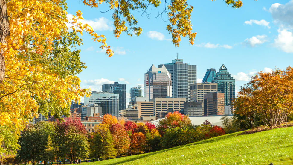 Picha ya jiji la Montreal, Quebec.