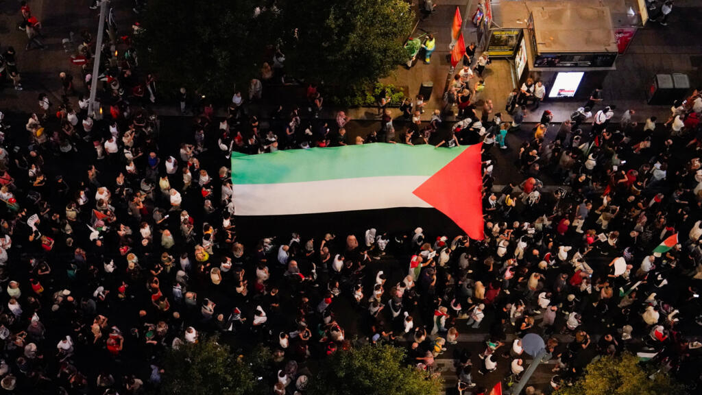 Protest pentru Palestina, Madrid, 4 octombrie.