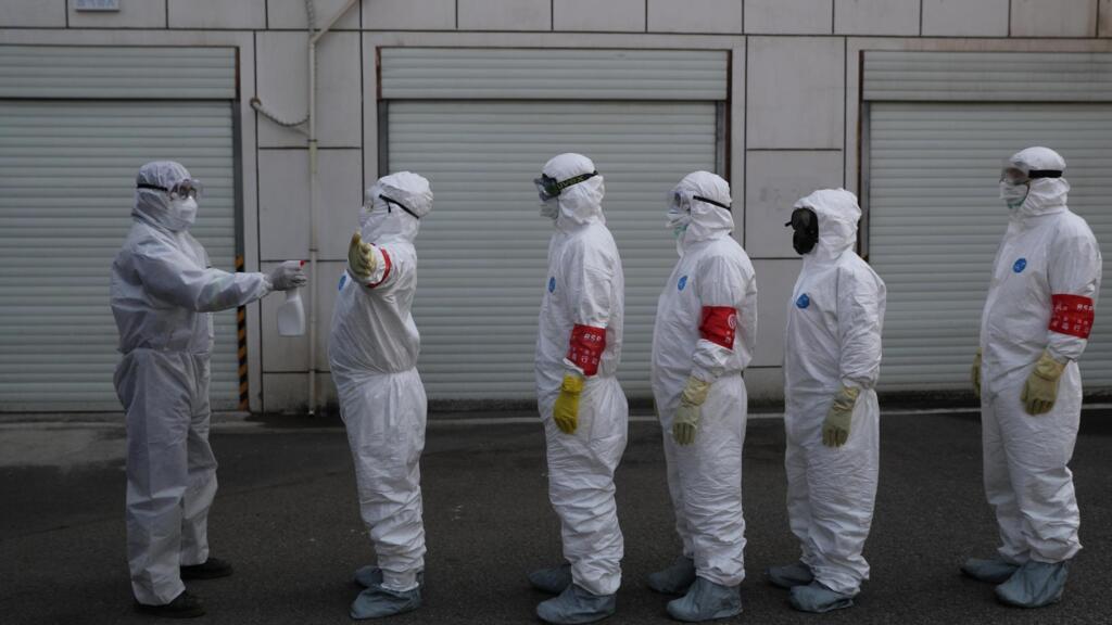 Épidémie de coronavirus, Wuhan, foyer de la maladie, le 22 février 2020.
