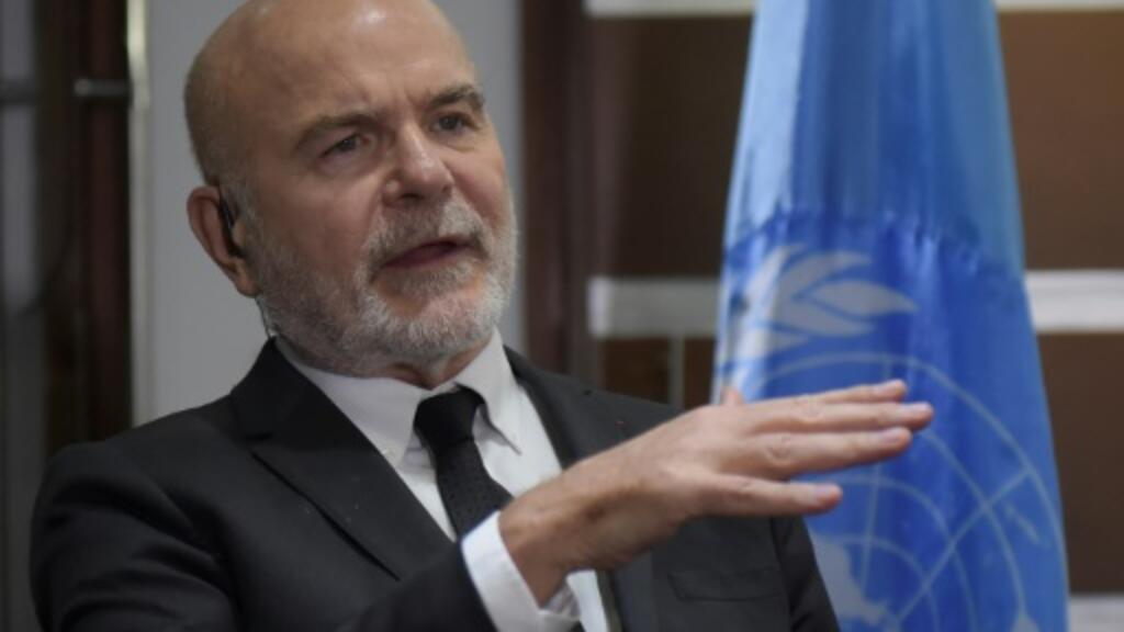 Michel Forst, rapporteur spécial de l'ONU pour les défenseurs de l'environnement, en interview avec l'AFP à Bogota, le 3 décembre 2018. (Image d'illustration)