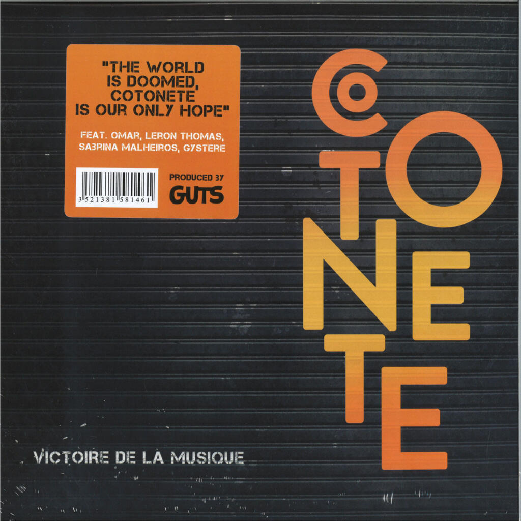 Cotonete, «Victoire de la musique».