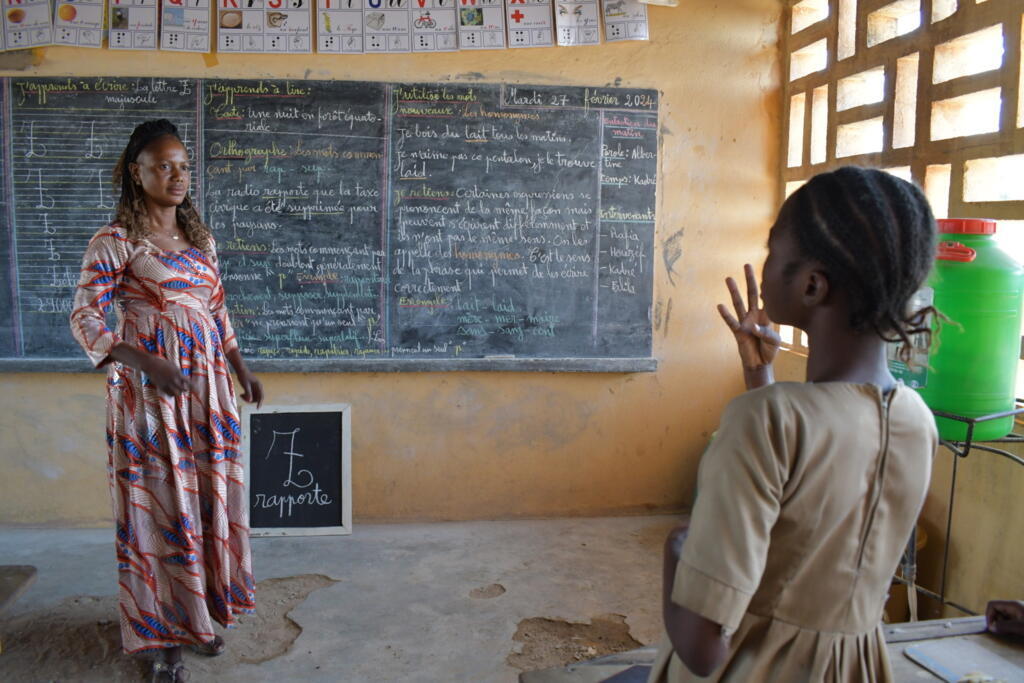 Classe primaire au Togo