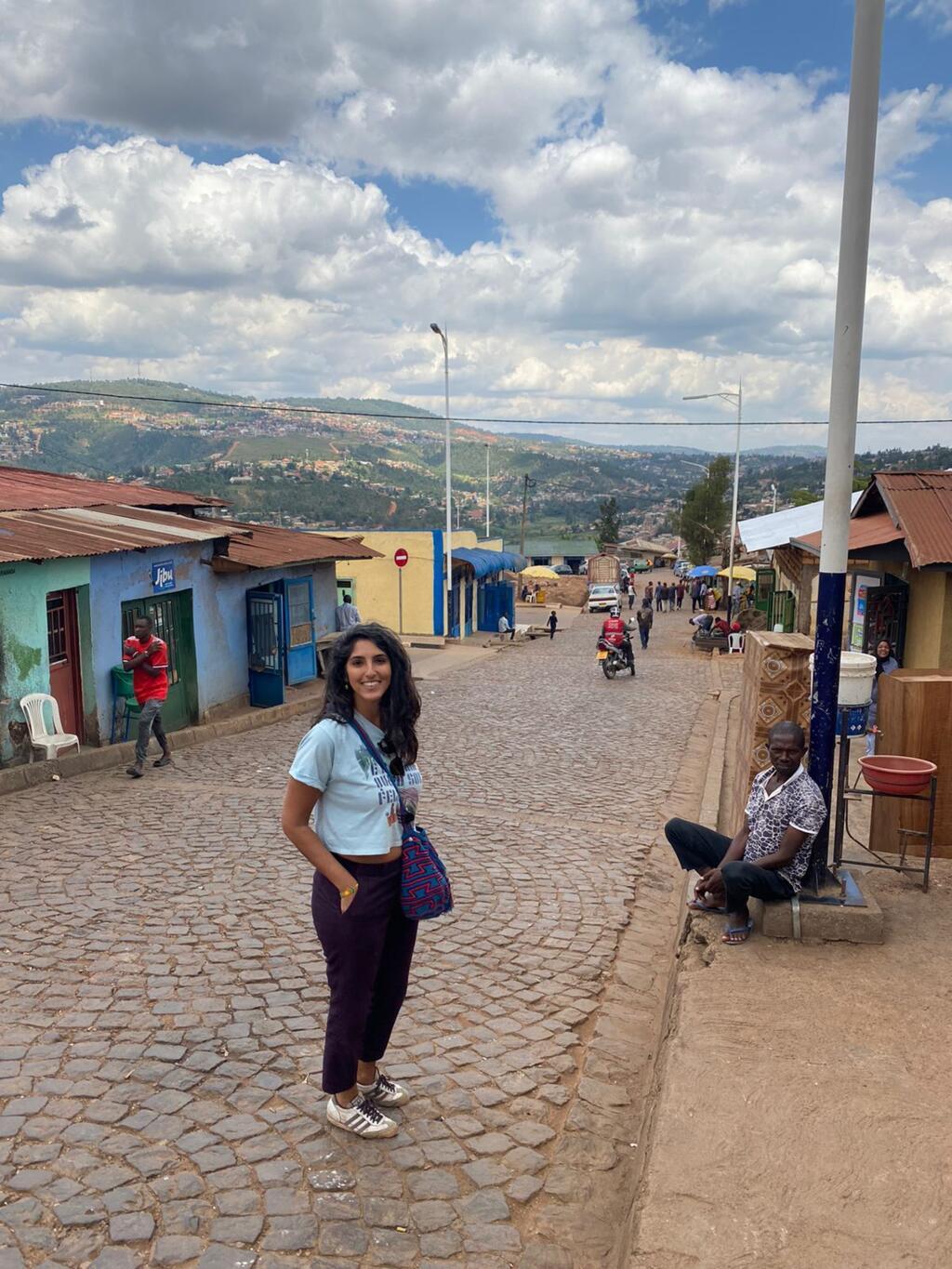 Caroline Haddad em Kigali