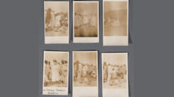 Planche présentant les 6 clichés de Cheikh Amadou Bamba prise en mars 1918 à Diourbel.