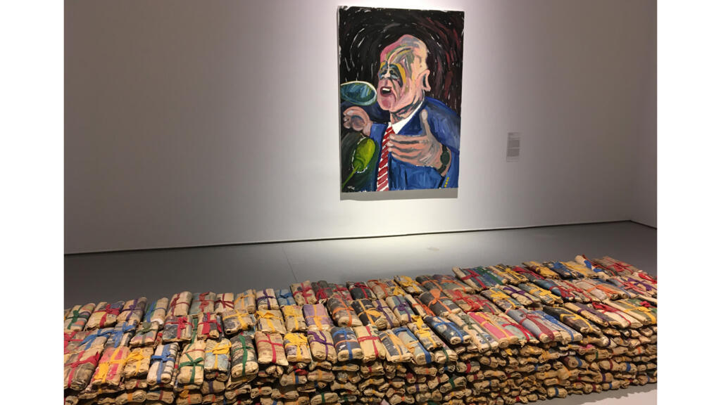 Exposition Hassan Sharif au Musée d'art moderne et contemporain de Saint-Etienne.