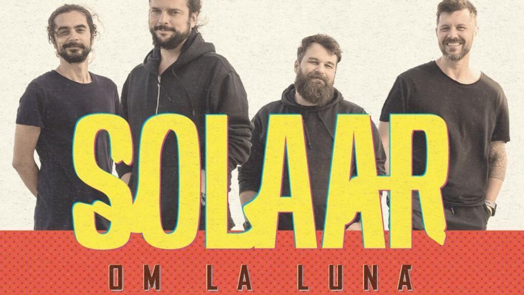 Al patrulea album om la lună "Solaar" a fost compus în sesiunea de creație din toamna anului 2023, de la Corbu (Constanța), a fost produs de om la lună și înregistrat la București, de Dragoș Strat, la Herrstrat Studio, a fost mixat de Steve Wright, la Wright Way Studios, Baltimore (US) și masterizat de Cristian Varga, la Vargas Mastering, New York (US).