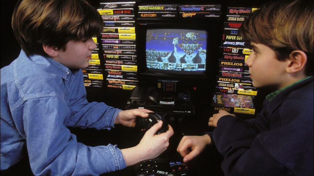 Jeux vidéo à Paris, le 22 février 1993. (Image d'illustration)