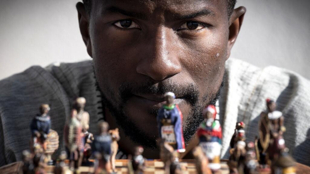 Teddy Kossoko, ingénieur informaticien centrafricain, fondateur et PDG de Masseka Game Studio et de Gara, le 1er mars 2022 à Toulouse, dans le sud-ouest de la France.