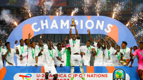 Les Lionceaux du Sénégal, tenants du titre de la CAN U20.