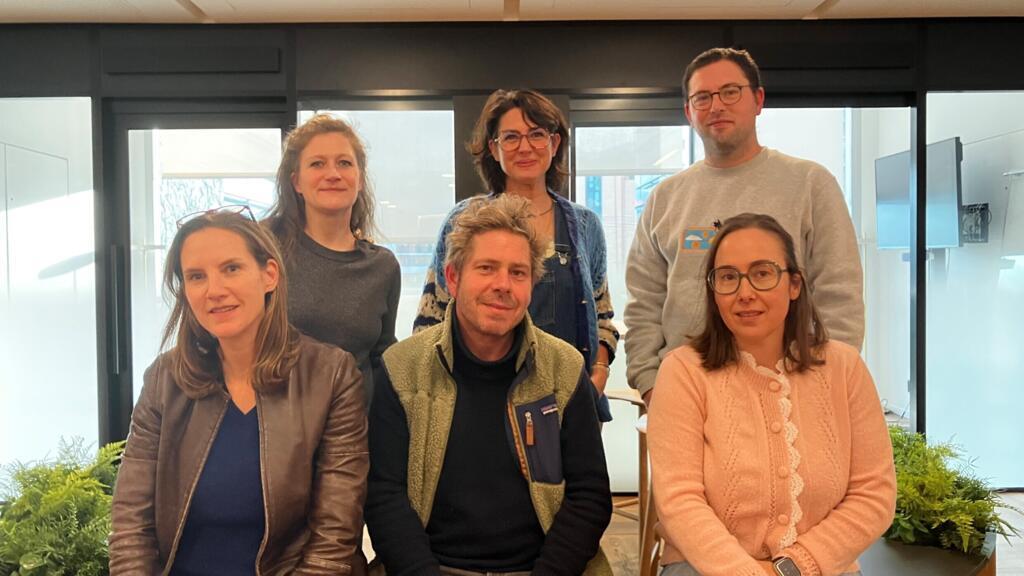 Marine Lamoureux, Marine de la Moissonnière, Igor Strauss, Simon Rozé et Cristiana Soares.