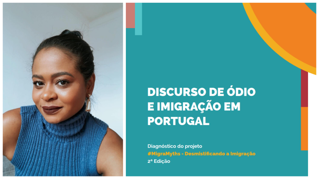 Ana Paula Costa autora do relatório “Discurso de Ódio e Imigração em Portugal”, e integrante da direção da Casa do Brasil de Lisboa.
