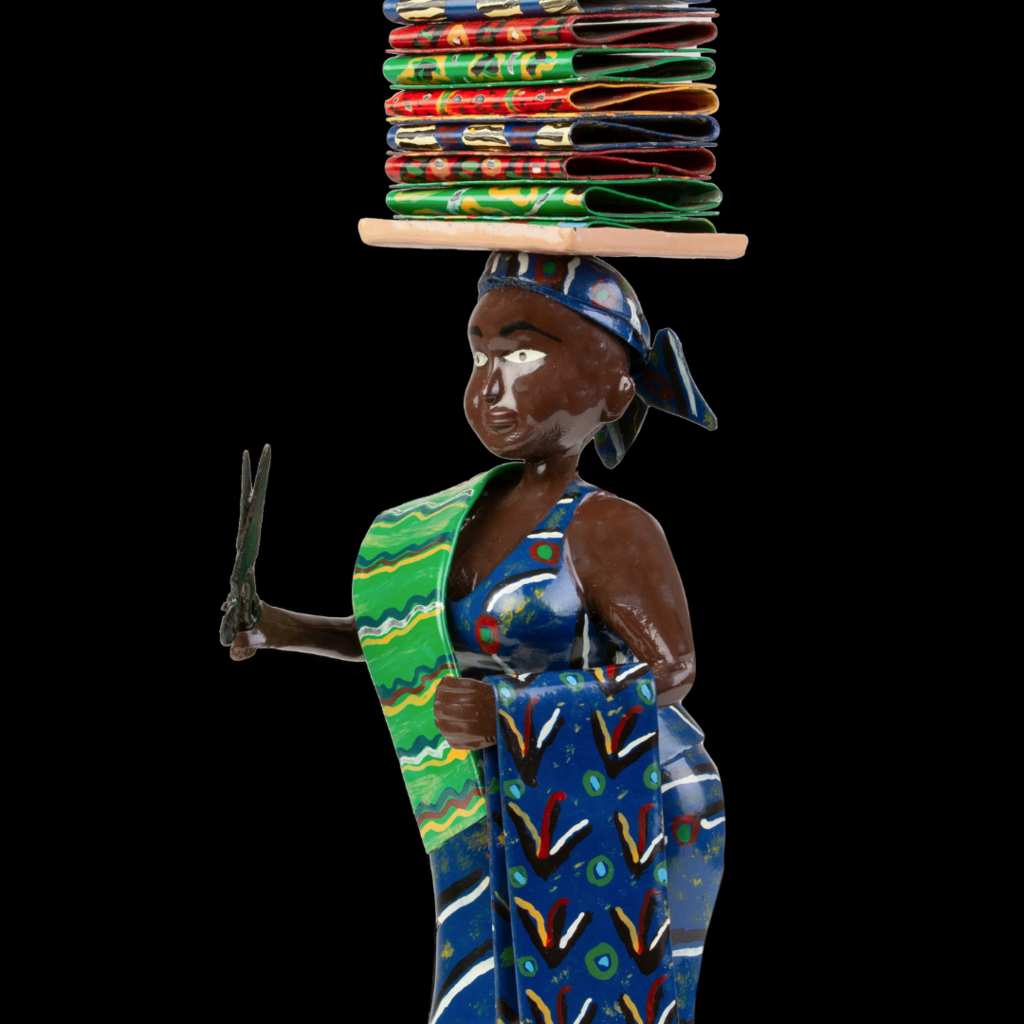 «Revendeuse de pagnes», de Didier Ahadji.